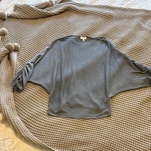 Umgee Slate Gray Dolman Knit Top